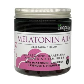 InoPlus Melatonin Aid Συμπλήρωμα με Μελατονίνη για Ήρεμο Ύπνο 60 Ζελεδάκια