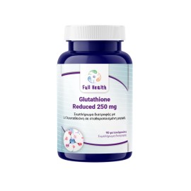 Full Health Glutathione Reduced 250mg με Αντιοξειδωτική Δράση 90 Φυτικές Κάψουλες
