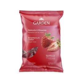 Garden Καραμέλες Λαιμού Φράουλα & Φλαμούρι 60gr