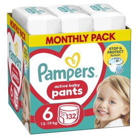 Pampers Pants 360° MSB Μέγεθος 6 [13-19kg] Monthly Pack 132 Πάνες - Βρακάκι