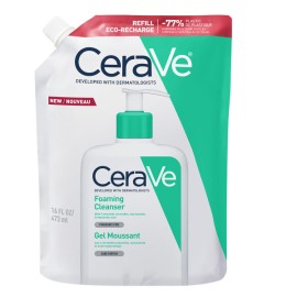 CeraVe Foaming Cleanser Refill Αφρίζον Gel Καθαρισμού για Λιπαρές Επιδερμίδες για Πρόσωπο & Σώμα 473ml