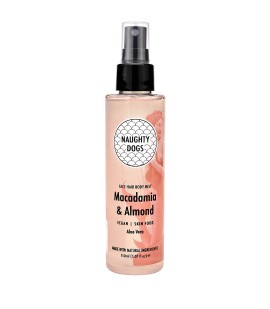 Naughty Dogs Face, Hair & Body Mist Macadamia & Almond Ενυδάτωση για Πρόσωπο, Σώμα & Μαλλιά 150ml