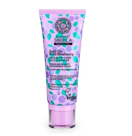 Natura Siberica Anti Ox Wild Blueberry Cream to Foam Face Cleanser Κρεμώδης Αφρός Καθαρισμού Προσώπου για Όλους τους Τύπους Επιδερμίδας 100ml