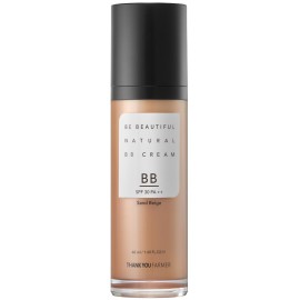Thank You Farmer Be Beautiful Natural BB Cream Sand Beige SPF30 Ενυδατική Κρέμα Προσώπου με Χρώμα Μέτρια Κάλυψη 40ml