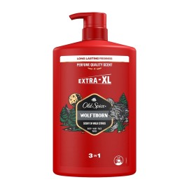 Old Spice Wolfthorn 3 in 1 Ανδρικό Αφρόλουτρο & Σαμπουάν 1000ml με Αντλία