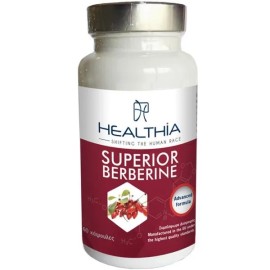 Healthia Superior Βερβερίνη 500mg Άνα Φυτική Κάψουλα, 60 Κάψουλες