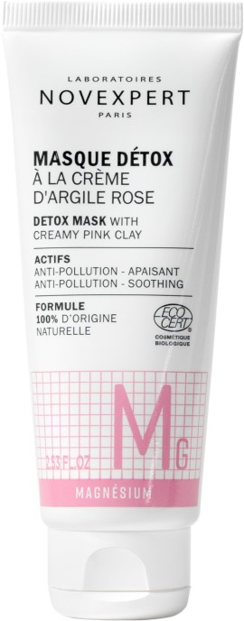 Novexpert Detox Pink Clay Mask Μάσκα Προσώπου με Ροζ Άργιλο 75ml