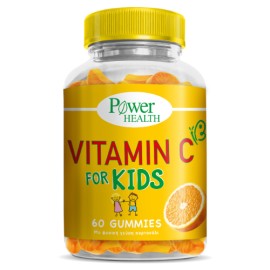 Power Health Vitamin C Kids Gummies Παιδικό Συμπλήρωμα Διατροφής με Βιταμίνη C Γεύση Πορτοκάλι 60 Ζελεδάκια