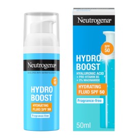 Neutrogena® Hydro Boost Hydrating Fluid SPF50 Ενυδατική Κρέμα Προσώπου με Αντηλιακή Προστασία 50ml