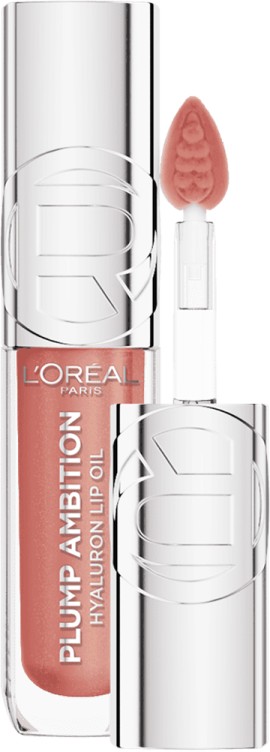 LOreal Paris Plump Ambition Hyaluron Lip Oil για Λάμψη & Όγκο 650 Nude Macaron 5ml