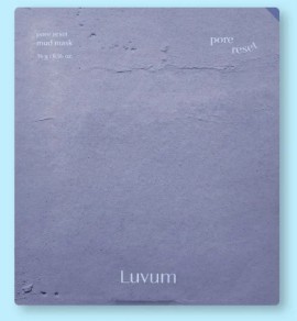 Luvum Pore Reset Mud Mask Υφασμάτινη Μάσκα Προσώπου 1 Τεμάχιo