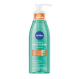 Nivea Derma Skin Clear Gel Καθαρισμού Προσώπου & Σώματος για Ακνεϊκές Επιδερμίδες 150ml