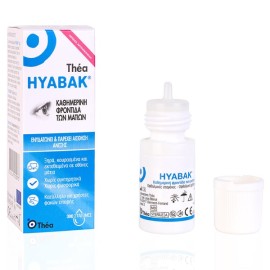 Thea Laboratoires Hyabak Ενυδατικές Οφθαλμικές Σταγόνες για Ξηρά & Κουρασμένα Μάτια [Νέα Σύνθεση] 10ml