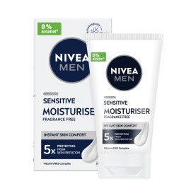 Nivea Men Sensitive Moisturiser Ενυδατική Κρέμα Προσώπου Χωρίς Άρωμα 75ml