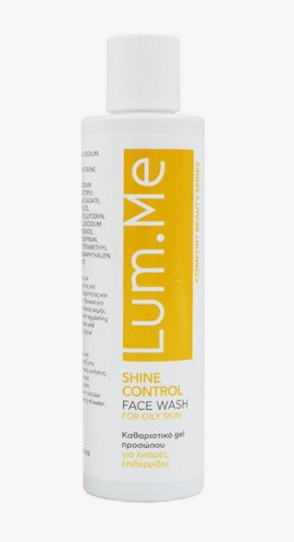 Ag Pharm Lum.Me Shine Control Gel Καθαρισμού Προσώπου για Λιπαρές & με Τάση Ακμής Επιδερμίδες 200ml