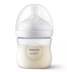 Avent Philips Natural Response Πλαστικό Μπιμπερό για 0m+ Διάφανο Θηλή Σιλικόνης Ροή 2 125ml [SCY900/01]