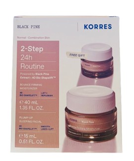 Korres PROMO Μαύρη Πεύκη 4D Κρέμα Ημέρας Σύσφιξης - Lifting για Κανονικές - Μικτές Επιδερμίδες 40ml - ΔΩΡΟ 4D Κρέμα Νυκτός για Σύσφιγξη - Lifting 15ml