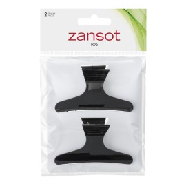 Zan Sot Klamer Κομμωτηρίου Κλασικό Μαύρο 2 Τεμάχια [17.407]