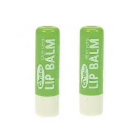 Elina Med Aloe Vera Lip Balm Ενυδατικό Βάλσαμο Χειλιών 2 Τεμάχια x 4.3gr