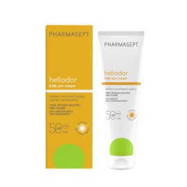 Pharmasept Heliodor Baby Sun Cream SPF50 με Φυσικό Αντηλιακό Φίλτρο Βρεφική Αντηλιακή Κρέμα Προσώπου - Σώματος 150ml