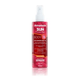 Heremco Histoplastin Sun Protection SPF15 Tanning Dry Oil Body Αντηλιακό Λάδι Σώματος 200ml