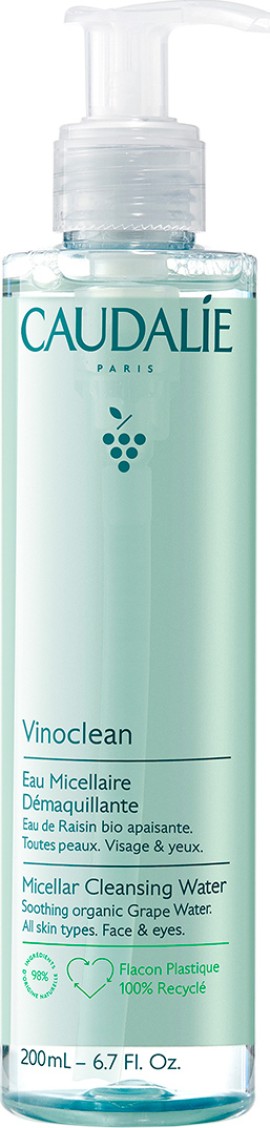 Caudalie Vinoclean Eau Micellar Cleansing Water Νερό Καθαρισμού Για Πρόσωπο - Μάτια 100ml