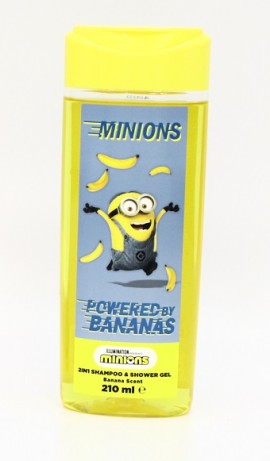 Disney Minions 2in1 Bananas Σαμπουάν & Αφρόλουτρο 210ml