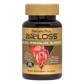Natures Plus Ageloss Blood Pressure για την Υποστήριξη της Αρτηριακής Πίεσης 90 Ταμπλέτες