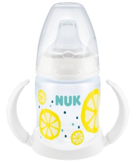 Nuk First Choice Μπιμπερό Εκπαίδευσης για 6-18m+ με Θηλή Σιλικόνης και Μετρητή Θερμοκρασίας 150ml [10.215.354]