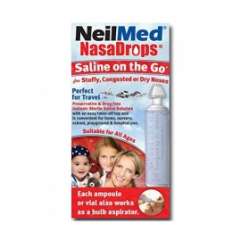NeiLMed NasaDrops Saline on the Go - Ρινικές Αμπούλες, 15X15ml
