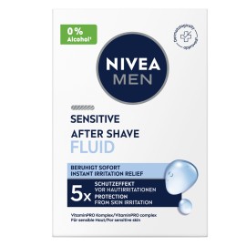 Nivea Men After Shave Sensitive Fluid Άμεση Ανακούφιση για Μετά το Ξύρισμα 100ml