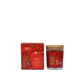 Aloe Colors Scented Soy Candle Ho Ho Ho Κερί Χώρου Σόγιας με Άρωμα Μελομακάρονο σε Βαζάκι 150gr