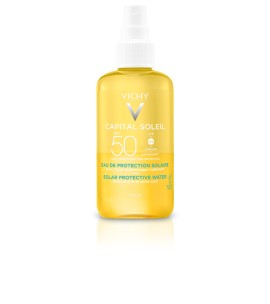 Vichy Capital Soleil SPF50 Αντηλιακό Νερό Προστασίας από τον Ήλιο με Υαλουρονικό Οξύ Προσώπου - Σώματος 200ml