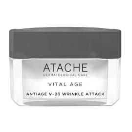 Atache Retinol V-B3 Cream Antiage Wrinkle Attack Κρέμα Προσώπου Νυκτός Κατά των Ρυτίδων & Γραμμών Έκφρασης 50ml
