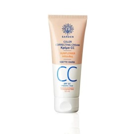 Garden CC Face Cream Matte SPF30 Dark Σκούρα Απόχρωση Ενυδατική Κρέμα Προσώπου με Αντηλιακή Προστασία 50ml