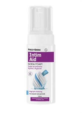 Frezyderm Intim Aid Soda Foam pH9.0 Αφρός Καθαρισμού Ευαίσθητης Περιοχής για Περιόδους Αυξημένης Φροντίδας 100ml