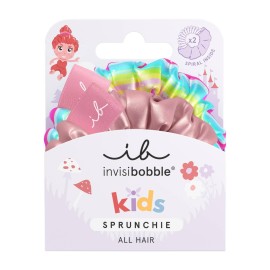 Invisibobble Kids Sprunchie Too Good To Be Blue Παιδικά Λαστιχάκια Ροζ & Πολύχρωμο 2 Τεμάχια