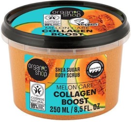 Natura Siberica Organic Shop Collagen Boost Melon Care Body Scrub Σώματος με Πεπόνι & Κολλαγόνο 250ml