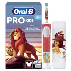 Oral B Pro Kids The Lion King Ηλεκτρική Οδοντόβουρτσα για Παιδιά 3+ Ετών 1 Τεμάχιο & Θήκη Ταξιδίου
