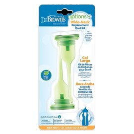 Dr Browns WR201 Ανταλλακτικό Βάση - Σωλήνας Ροής για Μπιμπερό με Φαρδύ Λαιμό 2 Τεμάχια