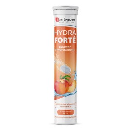 Forte Pharma Hydra Forte Ηλεκτρολύτες + Βιταμίνες + Μέταλλα Ροδάκινο 24 Αναβράζοντα Δισκία
