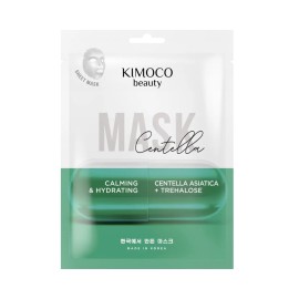 Kimoco Sheet Mask Centella & Trehalose Καταπραϋντική & Ενυδατική Υφασμάτινη Μάσκα Προσώπου με Εκχύλισμα Ελαίου Σεντέλλα & Τρεχαλόζη 23ml