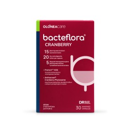 Olonea Bacteflora Cranberry για την Προστασία του Ουροποιητικού Συστήματος 30 Κάψουλες