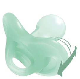 Nuk Sensitive Πιπίλα 100% Μαλακή Σιλικόνη για 6-18m+ Χρώμα Πράσινο 1 Τεμάχιο