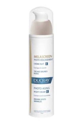 Ducray Melascreen Photo-Aging Κρέμα Νύχτας για Κηλίδες - Πανάδες - Σύσφιγξη 50ml