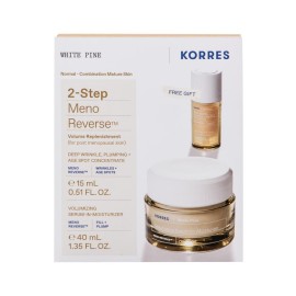 Korres PROMO Λευκή Πεύκη Αναπλήρωση Όγκου Κρέμα Ημέρας Κανονικές & Μικτές Επιδερμίδες 40ml - ΔΩΡΟ Λευκή Πεύκη Αναπλήρωση Όγκου Ορός Προσώπου 15ml