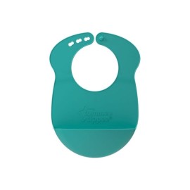 Tommee - Tippee Roll n go Bib Βρεφικές Σαλιάρες Σιλικόνης για 6m+ Χρώμα:Πράσινο 1 Τεμάχιο