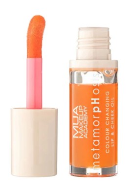 MUA Ροδακινί / Ροζ Lip & Cheek Oil Peachy για Χείλη - Μάγουλα 7ml