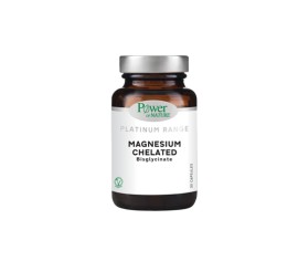 Power of Nature Magnesium Chelated Bisglycinate Συμπλήρωμα Διατροφής για το Νευρικό Σύστημα 30 Κάψουλες