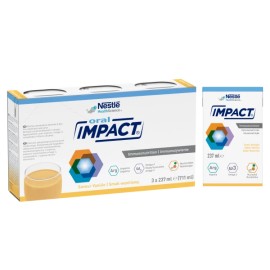 Nestle Oral Impact Ειδικό Προϊόν Ανοσοδιατροφής με Γεύση Βανίλια 3x237ml